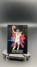 2024-25 Panini Obsidian International Black Color Blast Cade Cunningham #9 card