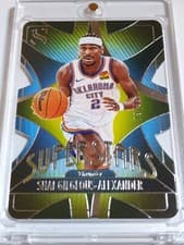 Shai Gilgeous-Alexander 2024-25 Panini Silhouette Superstars Die-Cut card