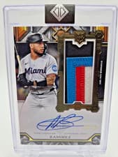 2025 Topps Transcendent Collection Rookie Showcase Patch Autographs Agustin Ramírez #RSPA-AR card