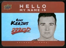 2025-26 Upper Deck MVP Hello My Name Is Stickers Rory Kerins #HNI-5 card