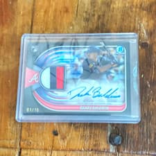 2025 Bowman Chrome Auto Relics Drake Baldwin #BCAR-DB card
