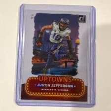 2024 Clearly Donruss Uptowns Justin Jefferson #15 card