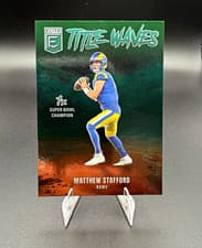 2025 Donruss Elite Title Waves Matthew Stafford #6 card