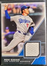 2026 Topps Major League Material Relics Roki Sasaki #MLM-RS card
