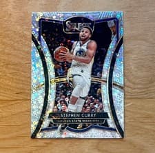 Stephen Curry 2019 Panini Select card