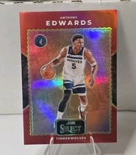Anthony Edwards 2024 Panini Select Score Select Throwback card