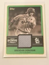 2025 Topps Rickwood Relic Collection Brendan Donovan #RWR-BD card