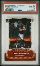 2024 Clearly Donruss Uptowns Caleb Williams #1 card