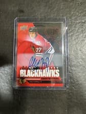 2025-26 Upper Deck Chicago Blackhawks Centennial Red Hot Autos Paul Coffey #79 card