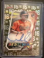2025 Bowman's Best Best Tek Autographs Coby Mayo #BTA-CMA card