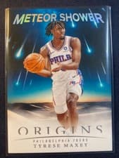 2024-25 Panini Origins Meteor Shower Set Tyrese Maxey #13 card