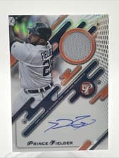 2025 Topps Pristine Pristine Pieces Autograph Relics Prince Fielder #PPAR-PF card