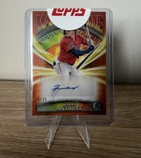 2025 Bowman Chrome Max Volume Autographs Roman Anthony #MVA-RA card