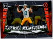 2025 Donruss Optic Chain Reaction Justin Herbert #6 card