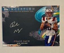 2024 Topps Inception Inception Silver Signings Drake Maye #ISS-DM card
