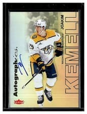 2025-26 Flair Autographics Joakim Kemell #A-KE card