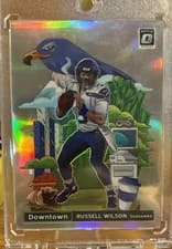 Russell Wilson 2020 Panini Donruss Optic Downtown card