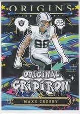 2025 Panini Origins Original Gridiron Maxx Crosby #12 card