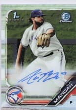 2019 Bowman Draft Chrome Picks Autograph Alek Manoah #CDA-AM