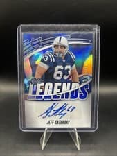 2025 Panini Absolute Absolute Legends Signatures Jeff Saturday #ALS-JSY card
