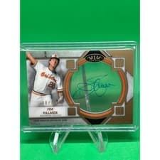 2024 Topps Tier One Clear One Autographs Jim Palmer #C1A-JPA card