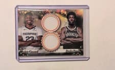 2025-26 Topps Holiday Dual Player Relics Cedric Coward / Drake Powell #DPR-CC card