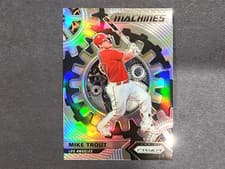 Mike Trout 2020 Panini Prizm Machines card