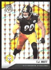 T. J. Watt 2021 Panini Mosaic card