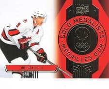 2025-26 Tim Hortons Team Canada Olympic Hockey Gold Medalists Joe Sakic #GM-4 card