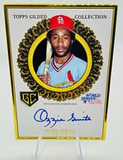 2025 Topps Gilded Collection Gilded Champions Autographs Ozzie Smith #GCH-OS card