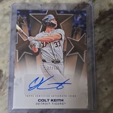 2025 Topps Baseball Stars Autographs Colt Keith #BSA2-CK card