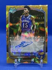 2025-26 Bowman Sapphire Chrome Prospect Autographs Sapphire Bryson Tiller #CPA-BT card