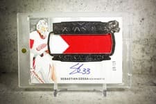 2024-25 Upper Deck The Cup Expanded Materials Autos Sebastian Cossa #EM-CO card