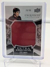 2024-25 Upper Deck Black Diamond Exquisite Collection Extra Exquisite Jersey Seth Jarvis #ECE-SJ card