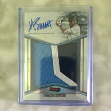 2025 Bowman's Best Prospect Patch Autographs Aidan Smith #PPA-ASM card