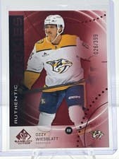 2025-26 SP Game Used Authentic Rookies Ozzy Wiesblatt #AR-OW card