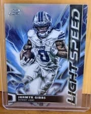 2025 Topps Cosmic Chrome Light Speed Jahmyr Gibbs #LS-15 card