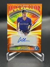 2025 Bowman Chrome Max Volume Autographs Charlie Condon #MVA-CC card