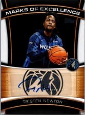 2025-26 Topps Marks of Excellence Tristen Newton #ME-TN card