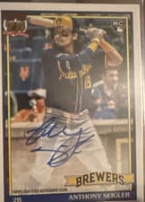 2026 Topps 1991 Topps Autographs Anthony Seigler #91A-ANT card