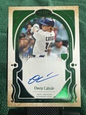 2026 Topps Tier One Tier One Talent Autographs Owen Caissie #T1TA-OC card