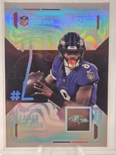 2025 Score Top 100 Lamar Jackson #2 card
