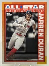 2025 Topps 1990 Topps All-Star Baseball Jarren Duran #90AS-45 card