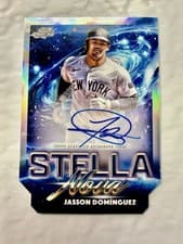 2025 Topps Cosmic Chrome Stella Nova Autographs Jasson Domínguez #SNA-JD card