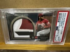 2024 Topps Museum Collection Momentous Material Jumbo Patch Autographs Hunter Greene #MMJPA-HG card