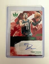 Trae Young 2024-25 Panini Court Kings Impressionist Ink Autographs card