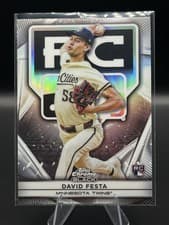 2025 Topps Chrome Black Rookie Design Variations David Festa #124 card