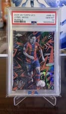 2025-26 Topps UEFA Club Competitions Murals Lionel Messi #MR-10 card