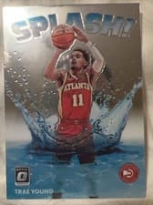 2022 Panini Donruss Optic Splash Trae Young #9 card