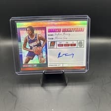 2025-26 NBA Hoops Hoops Rookie Signatures Rasheer Fleming #HRS-RF card